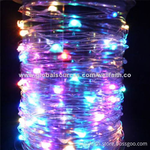 Favorites Compare CE and RoHS Ornament LED String/RGB DMX Fairy Lights, 3, 4.5V Voltage
